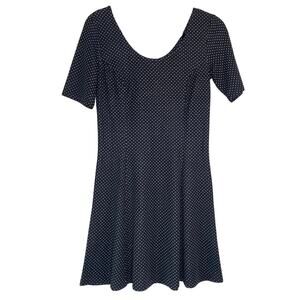 Paris Atelier & Other Stories Black Polka Dot Skater Dress 6